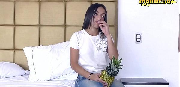  MAMACITAZ - Amateur Teen Latina Lorena Castro Goes From Market To Have Sex On Cam